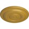 Ekena Millwork Niobe Ceiling Medallion (Fits Canopies up to 8 5/8"), Hand-Painted Iridescent Gold, 18"OD x 1 1/2"P CM18NIIGS - alternate 3